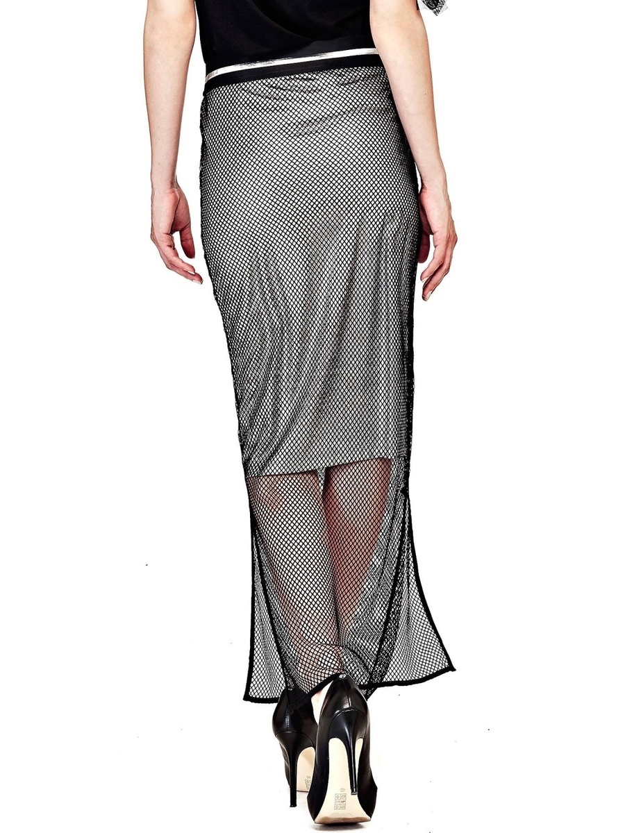 Guess dámská síťovaná sukně  - XS (A996)