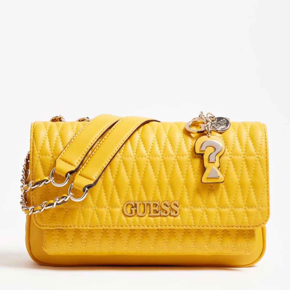 Levně Guess dámské žluté crossbody