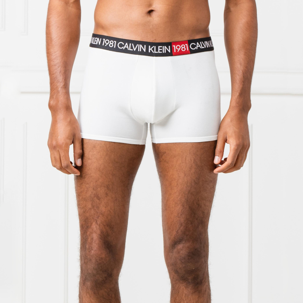 Calvin Klein pánské bílé boxerky - XL (100)