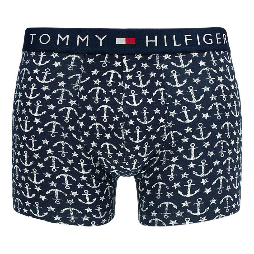 Tommy Hilfiger pánské tmavě modré boxerky - S (409PEAC)