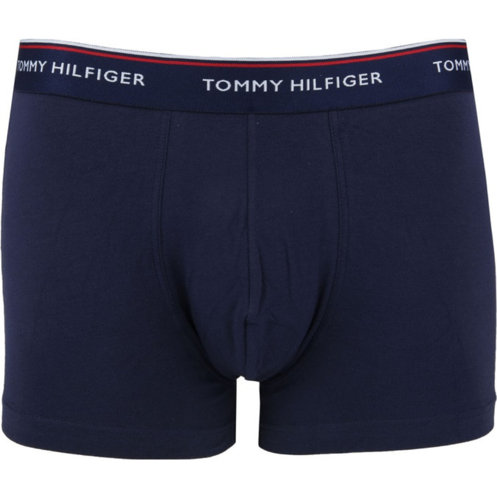Tommy Hilfiger pánské tmavě modré boxerky 3pack - S (409PEAC)