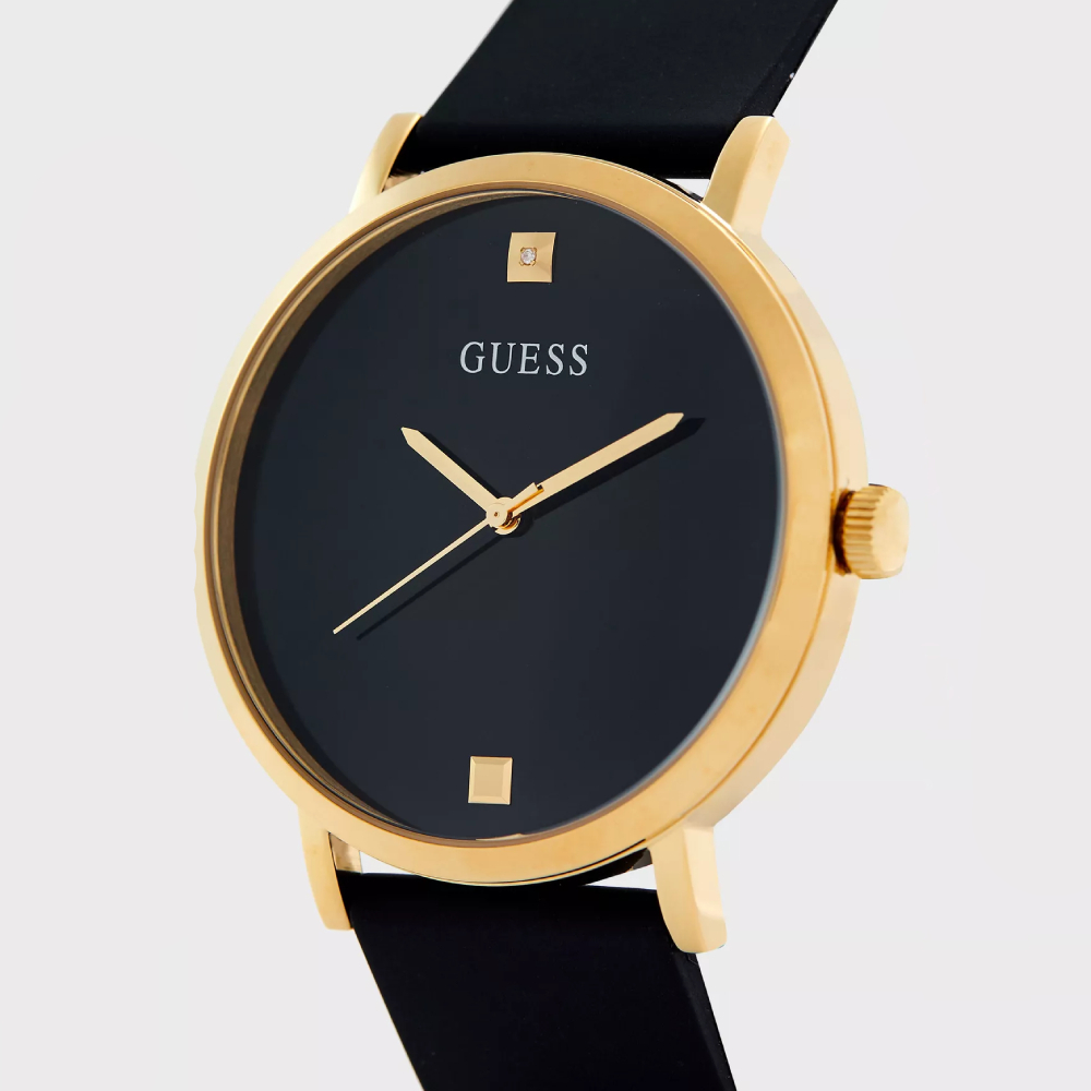 Guess pánské černé hodinky - UNI (GOLDTON)