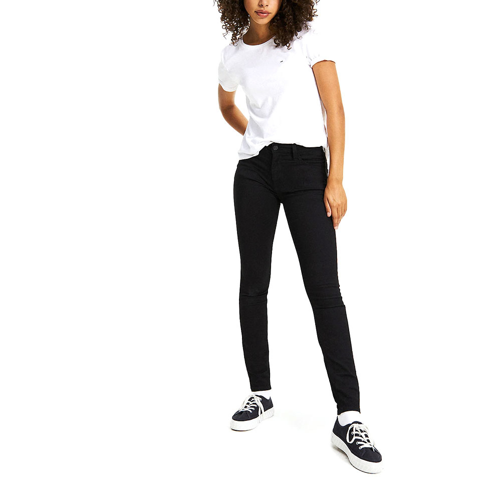 Tommy Jeans dámské bílé tričko - XS (100)