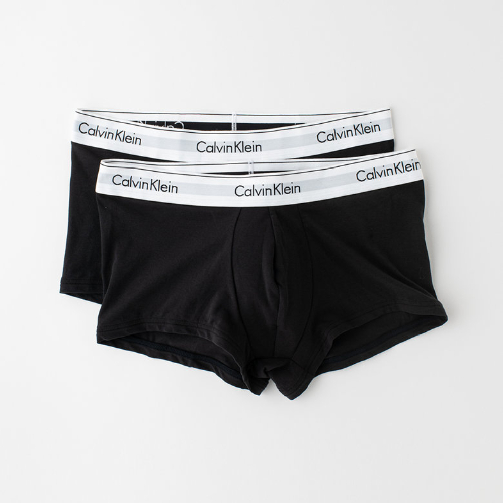 Calvin Klein pánské černé boxerky 2pack - M (001)
