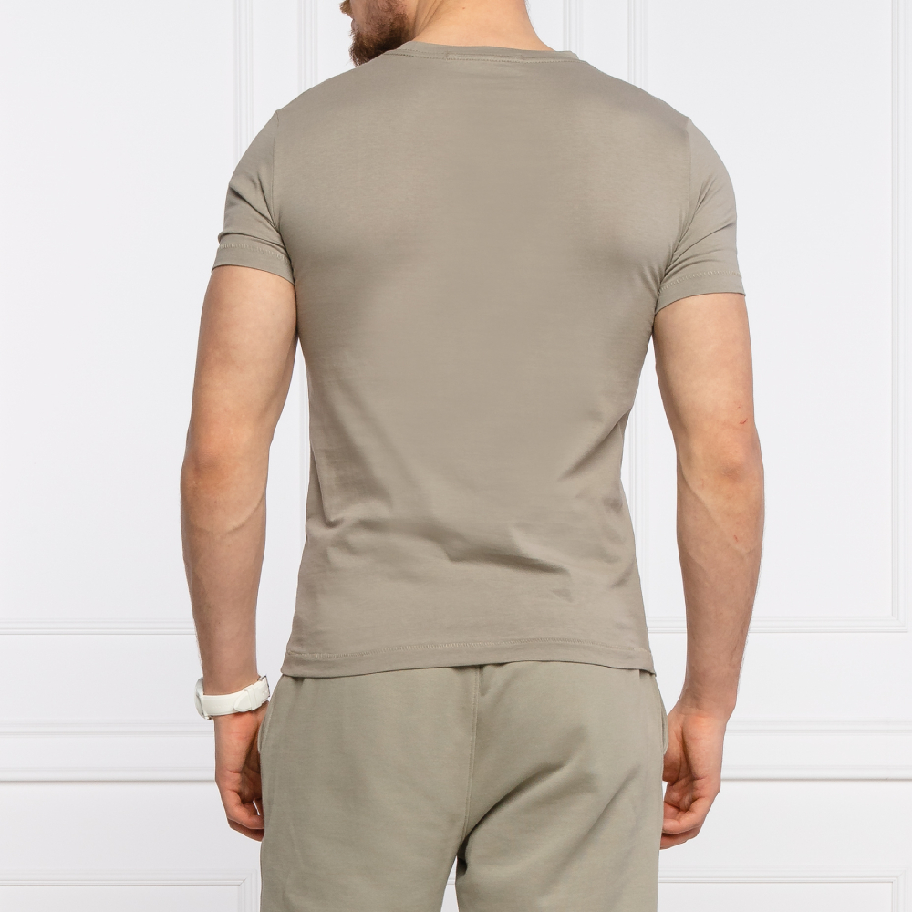 Calvin Klein pánské béžové tričko - S (PBU)