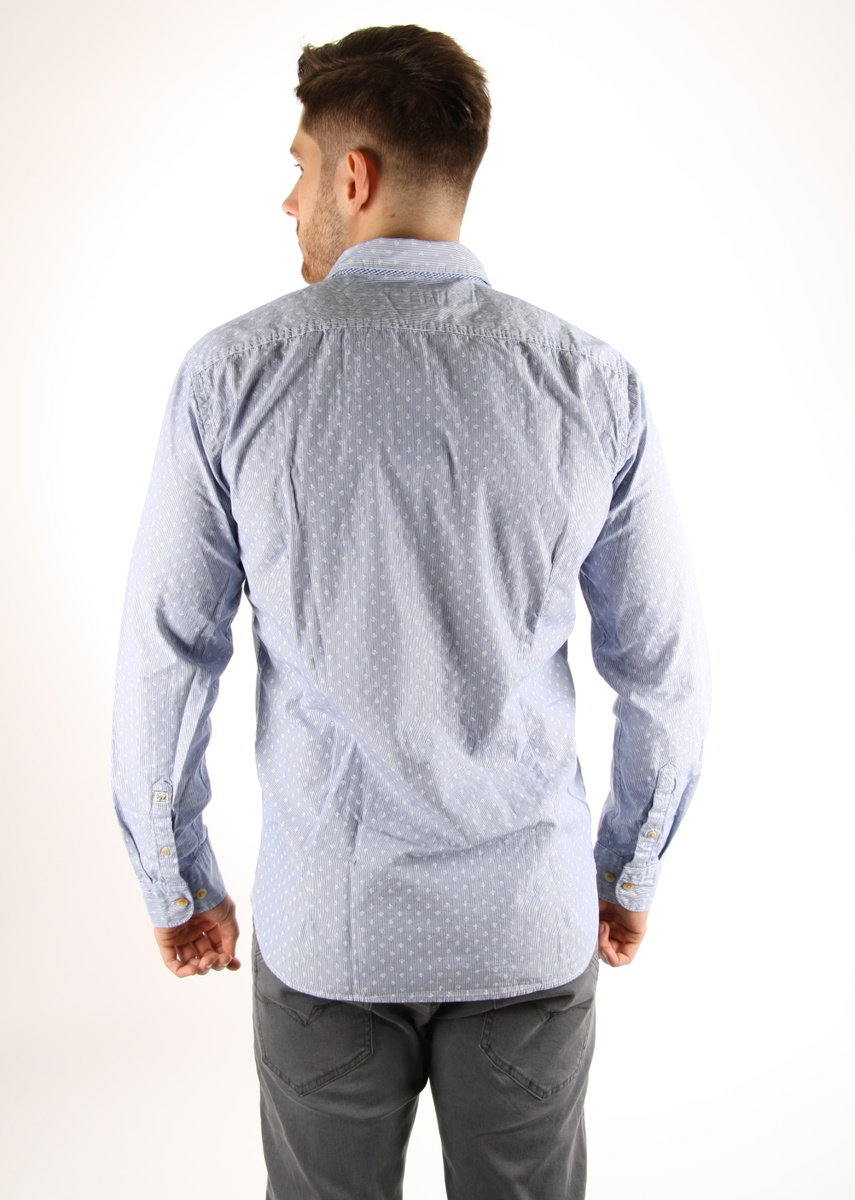 Pepe Jeans pánská pruhovaná košile se vzorem - XL (551)