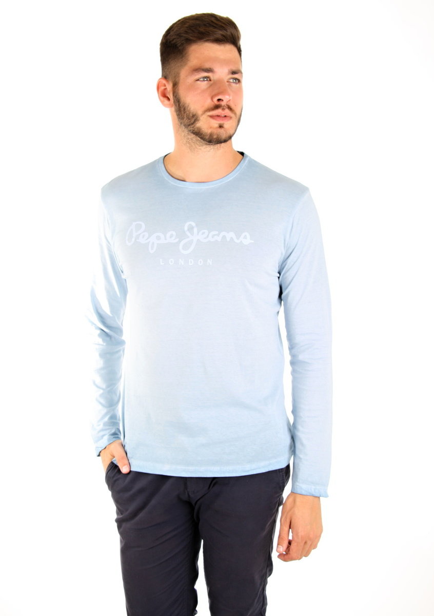 Pepe Jeans pánské světle modré tričko West - M (564)