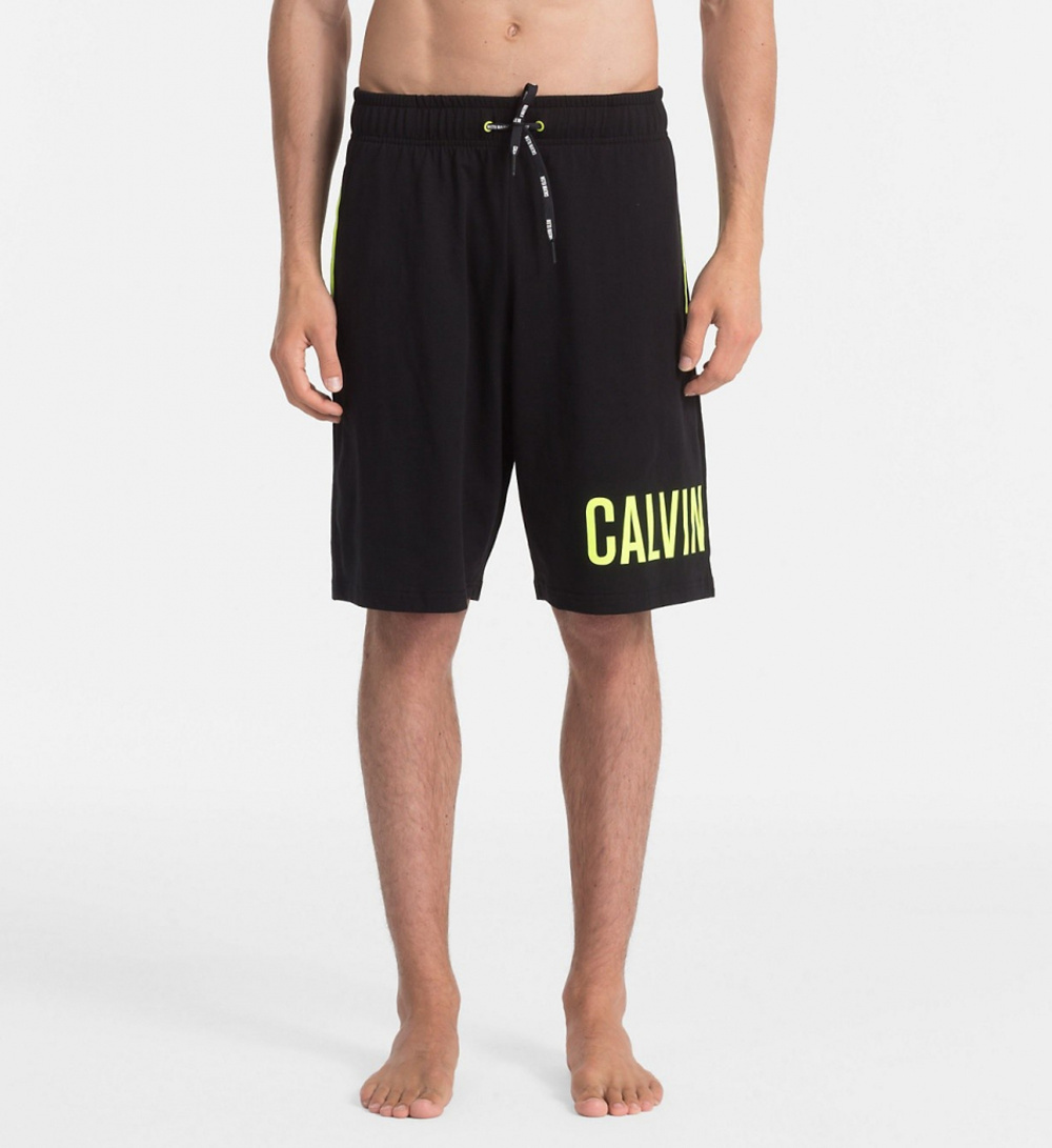 Calvin Klein pánské černé šortky Jersey - S (001)