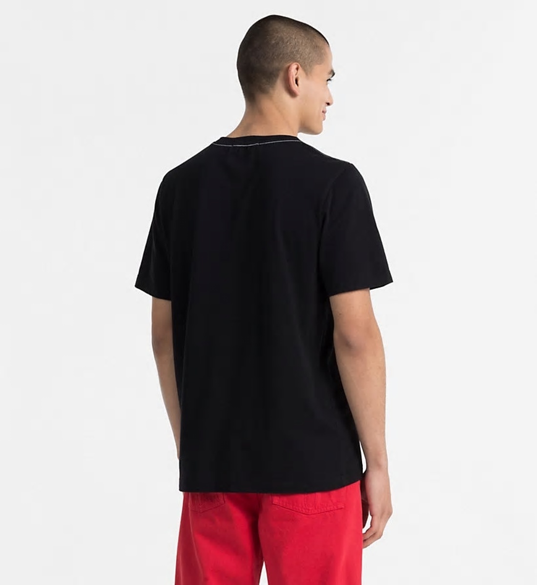 Calvin Klein pánské černé tričko  - L (099)