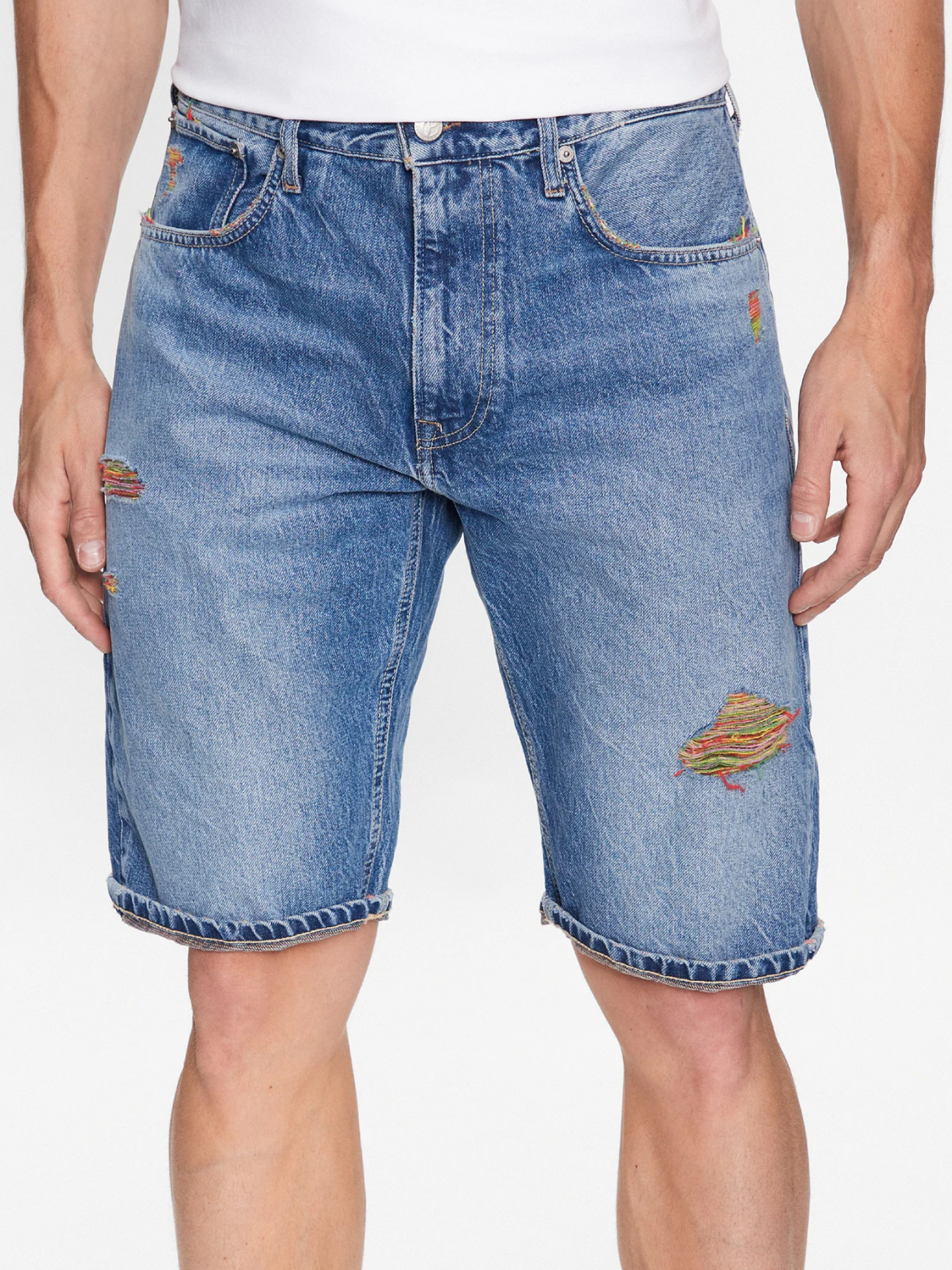 Pepe Jeans pánské modré džínové šortky - 32 (000)