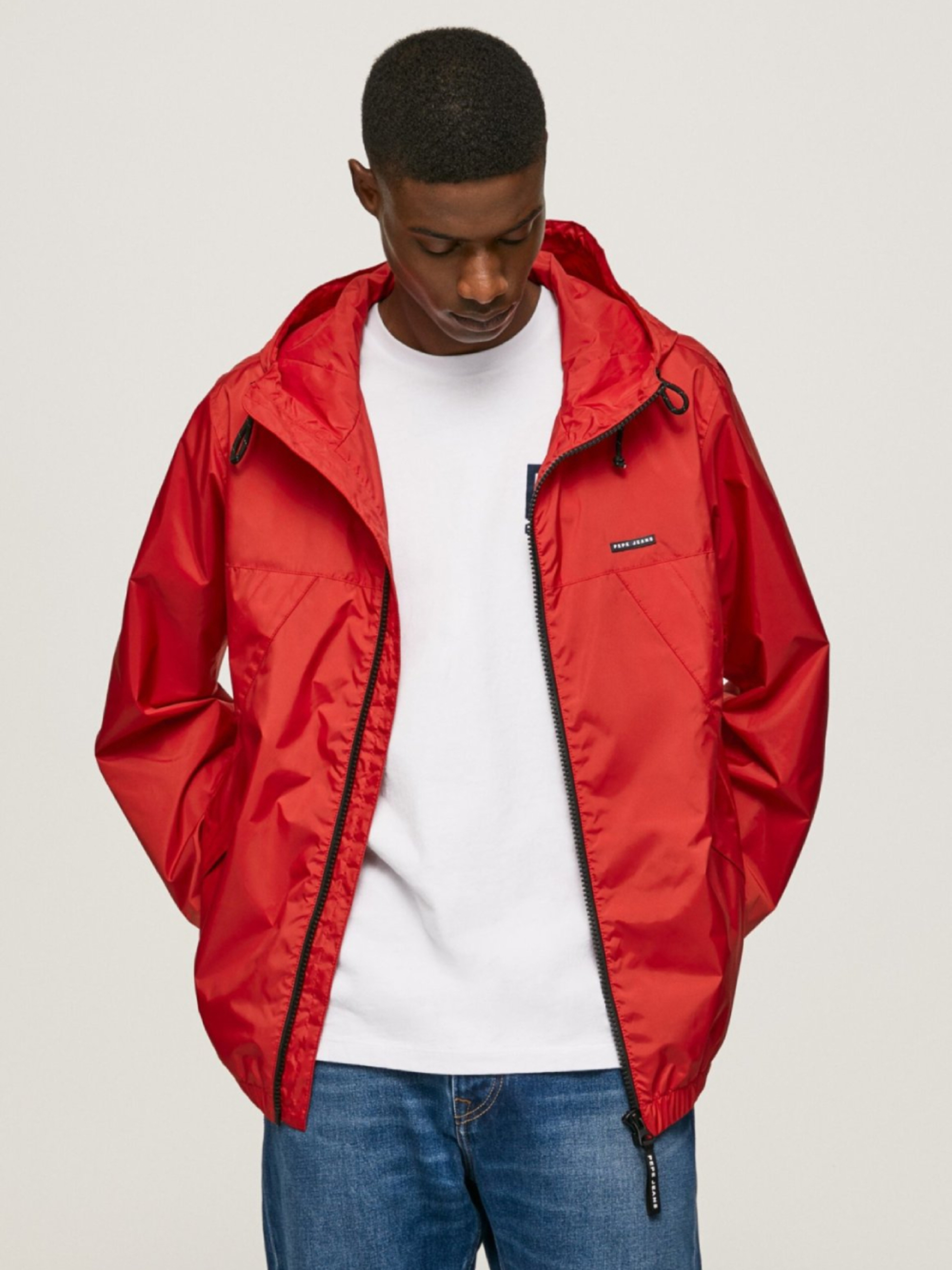Pepe Jeans pánská červená bunda - XL (217)