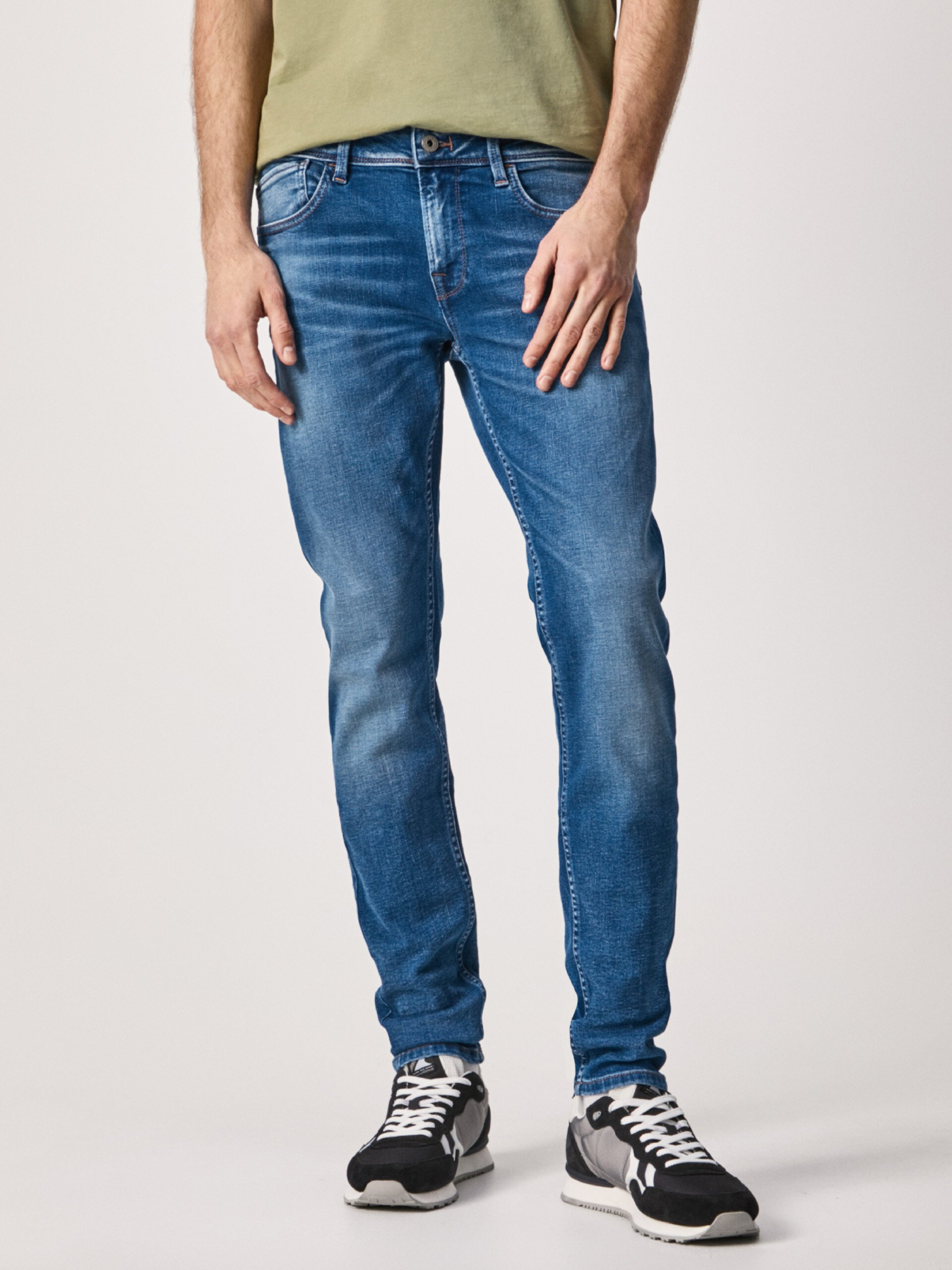 Pepe Jeans pánské modré džíny Finsbury - 32/32 (0)