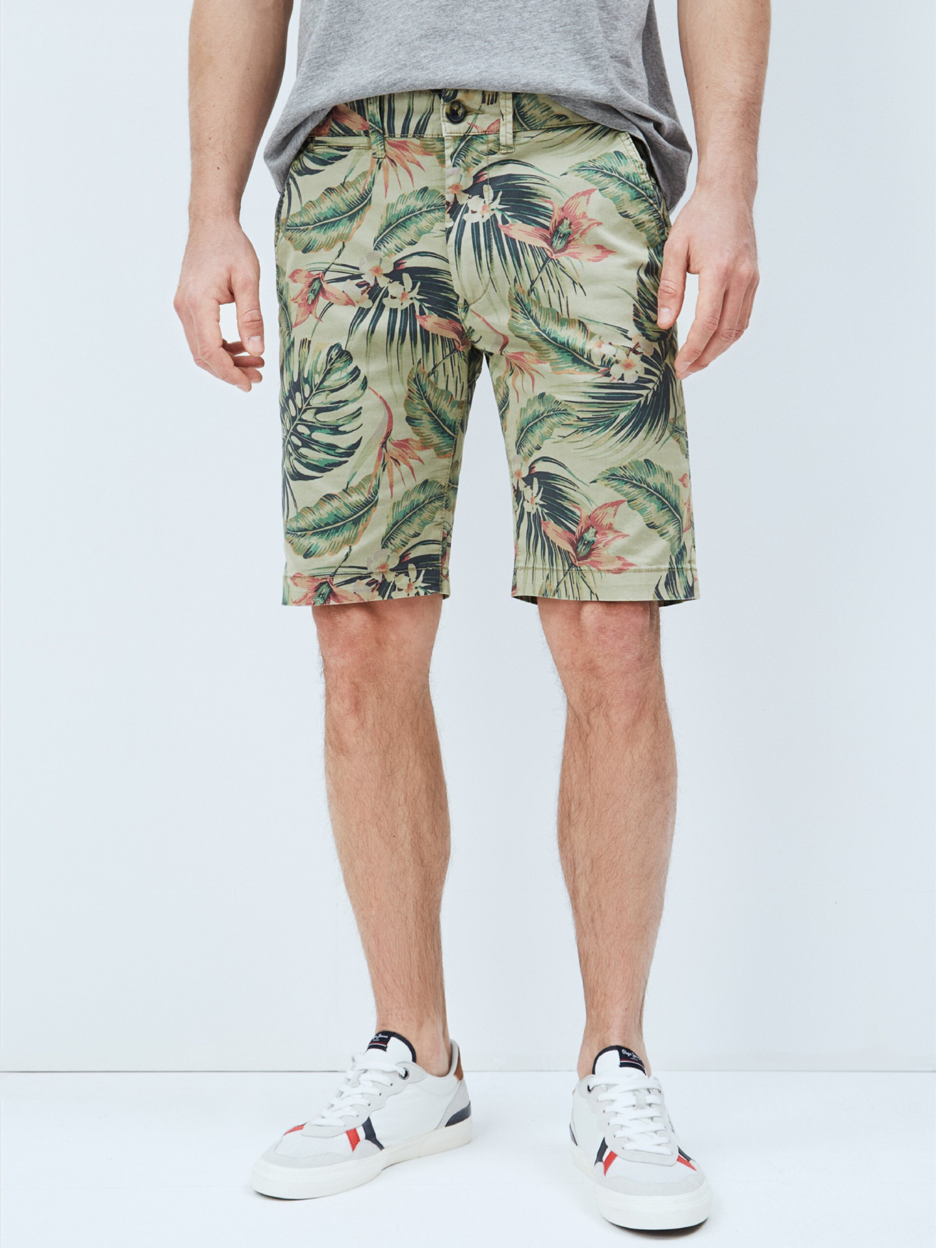Pepe Jeans pánské vzorované šortky Mc Queen - 36 (701)