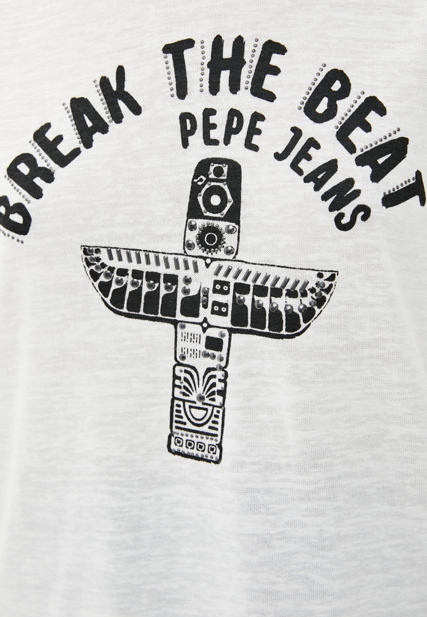 Pepe Jeans dámský bílý top - XS (802)