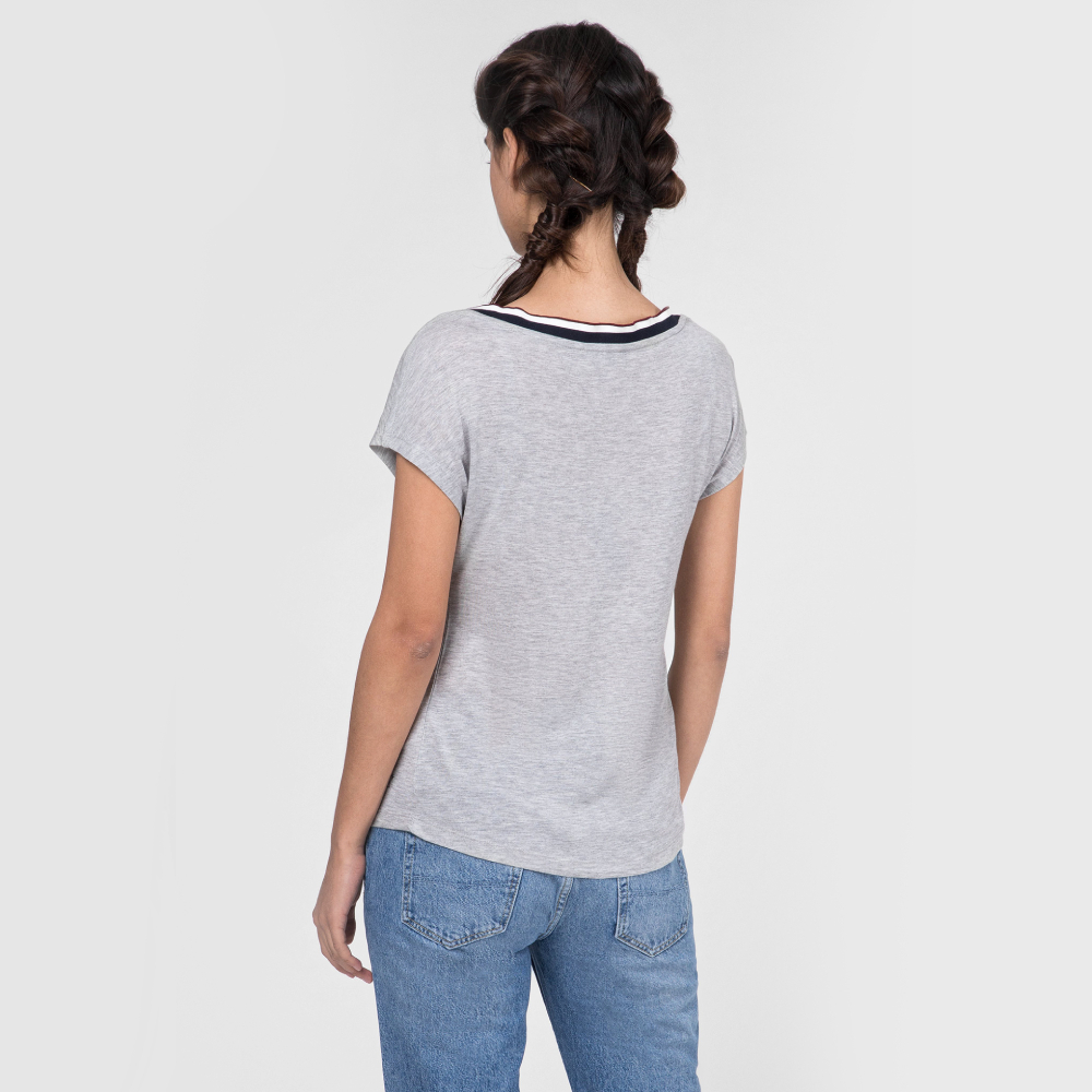 Pepe Jeans dámské šedé tričko Apolline - XS (913)
