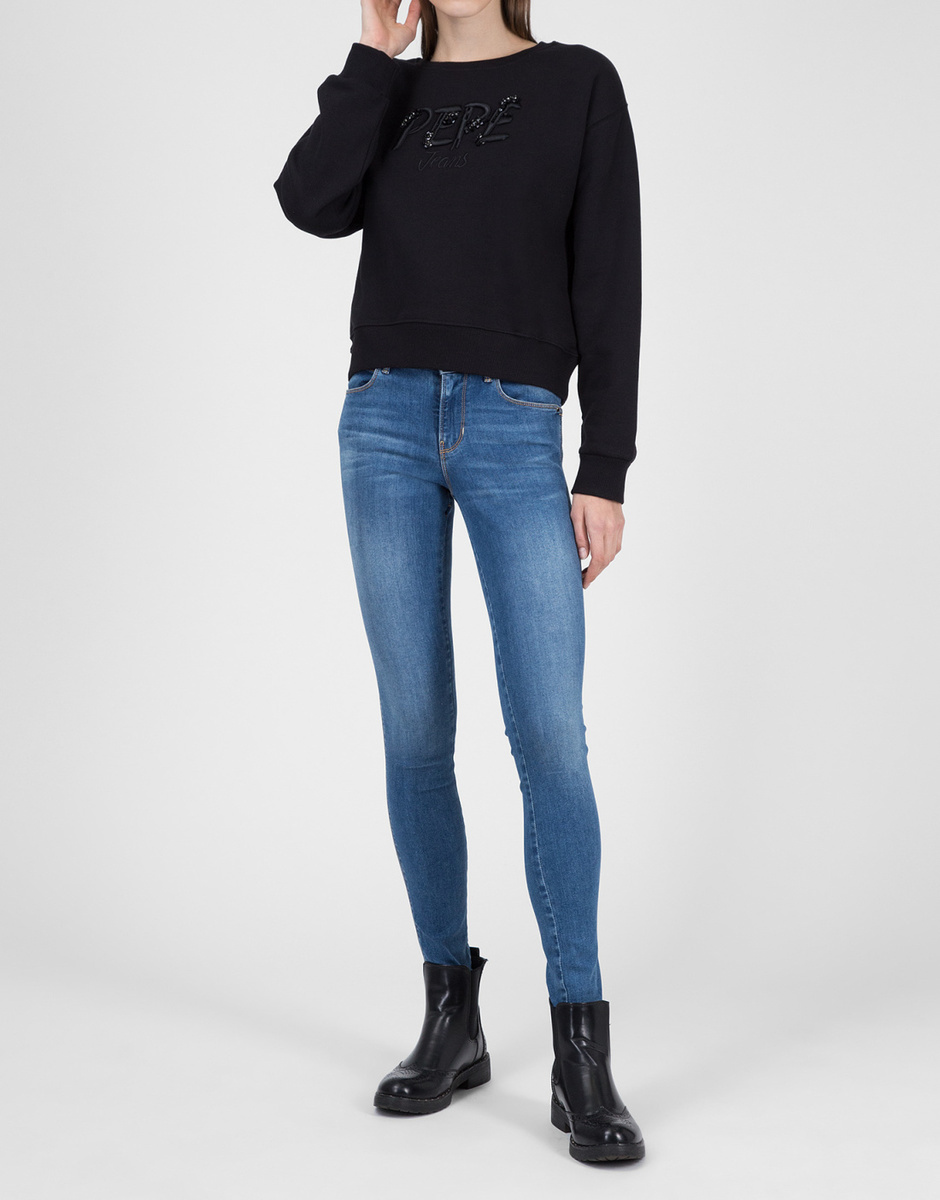 Pepe Jeans dámská černá mikina Sofi - M (999)