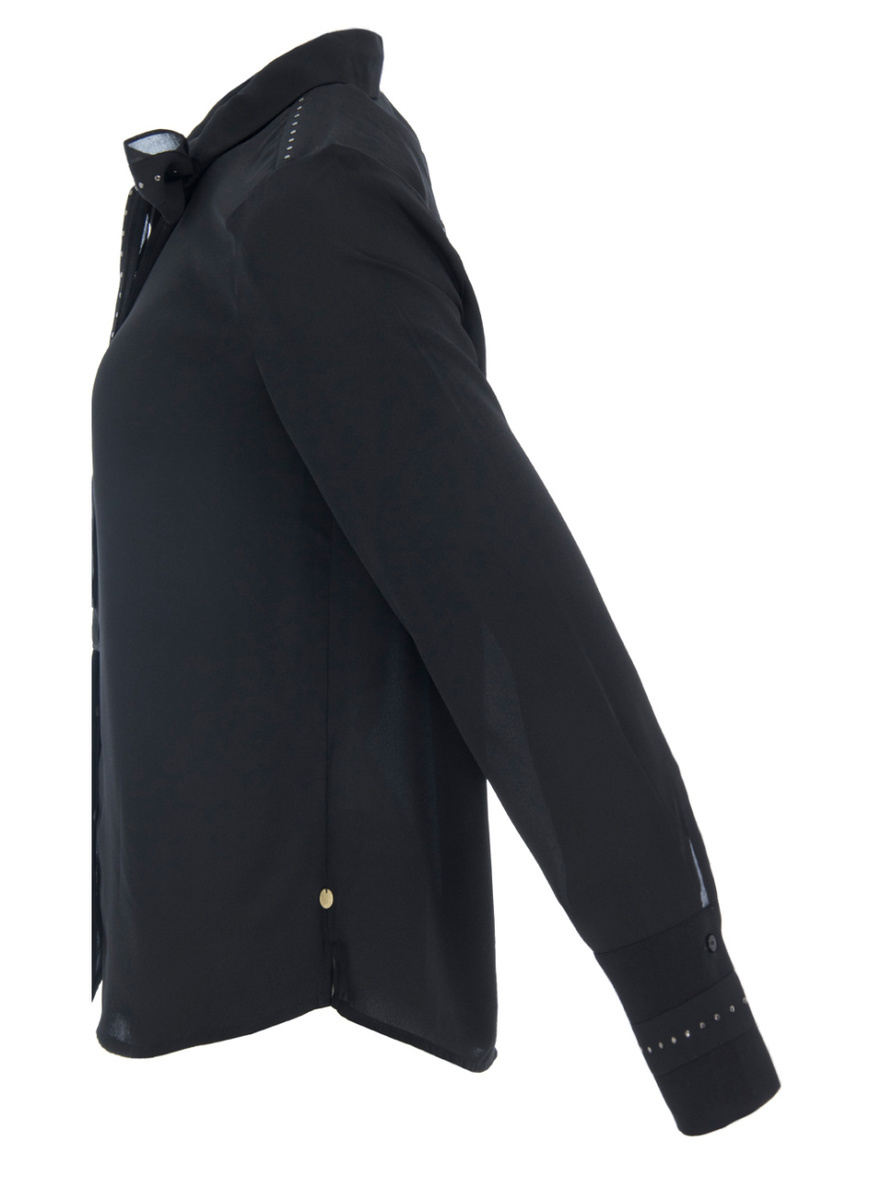 Pepe Jeans dámská černá košile Lucia - XS (999)