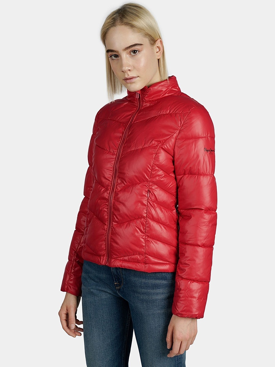 Pepe Jeans dámská tmavě červená bunda Imani - M (280)
