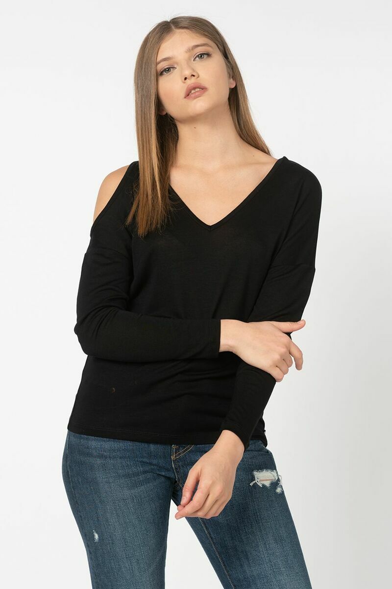 Pepe jeans dámské černé tričko Cora - XS (999)
