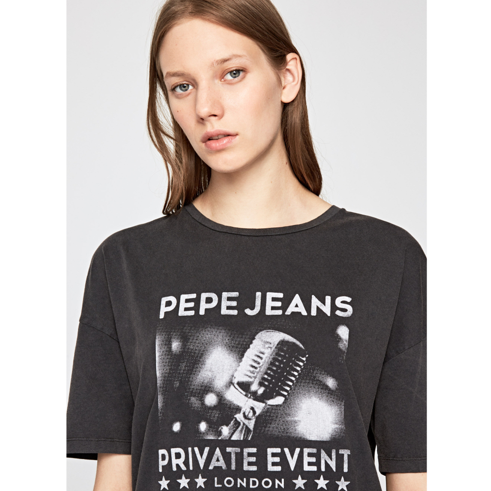 Pepe Jeans dámské černé tričko Mirabelle - XS (999)