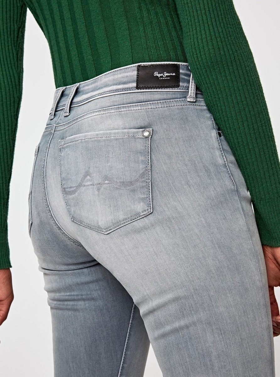 Pepe Jeans dámské šedé džíny  - 31 (000)
