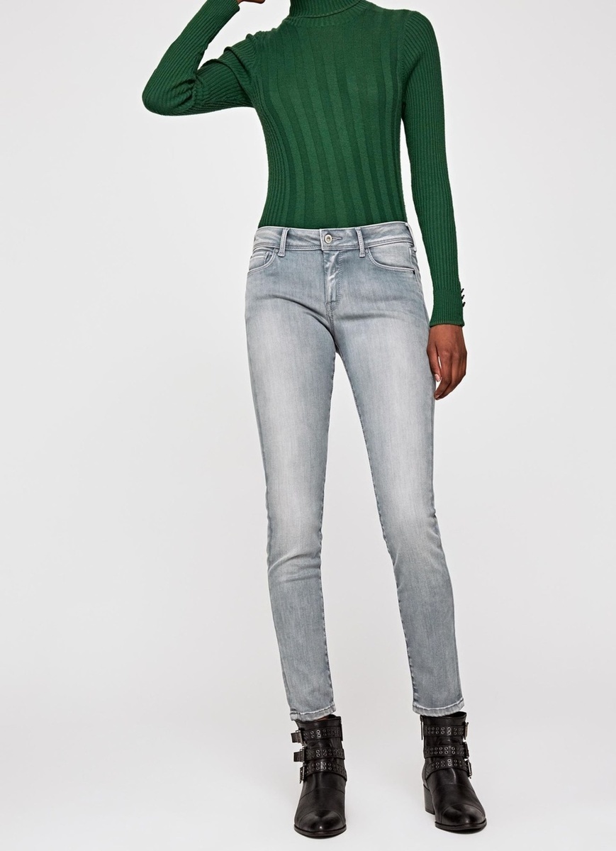 Pepe Jeans dámské šedé džíny  - 31 (000)