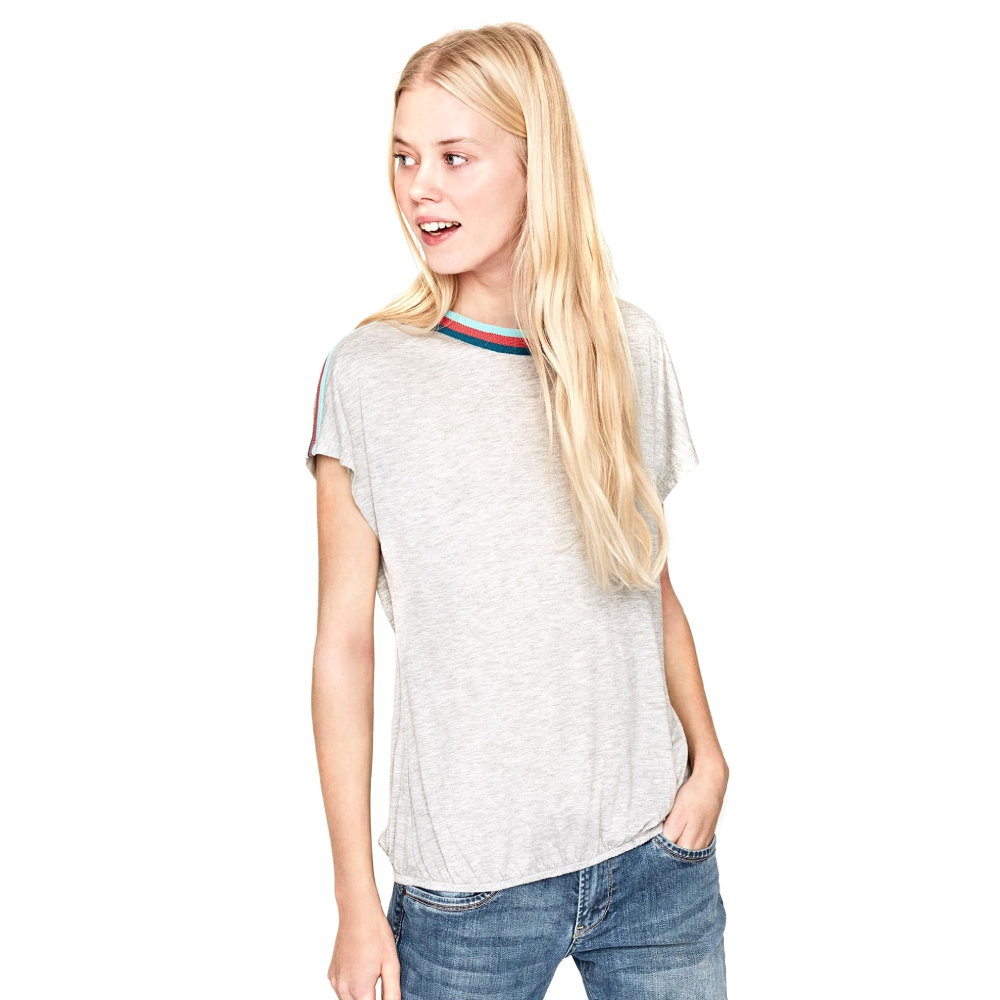 Pepe Jeans dámské šedé tričko Gwen - S (933)