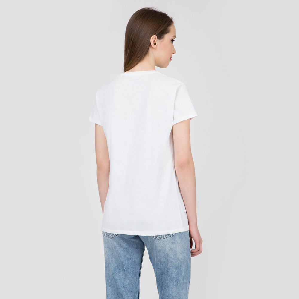 Pepe Jeans dámské bílé tričko Cherie - XS (800)