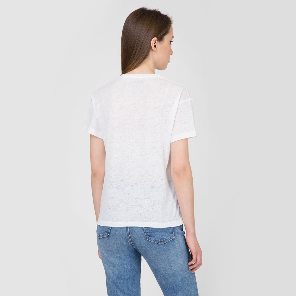 Pepe Jeans dámské bílé melírované tričko Michelle - M (803)