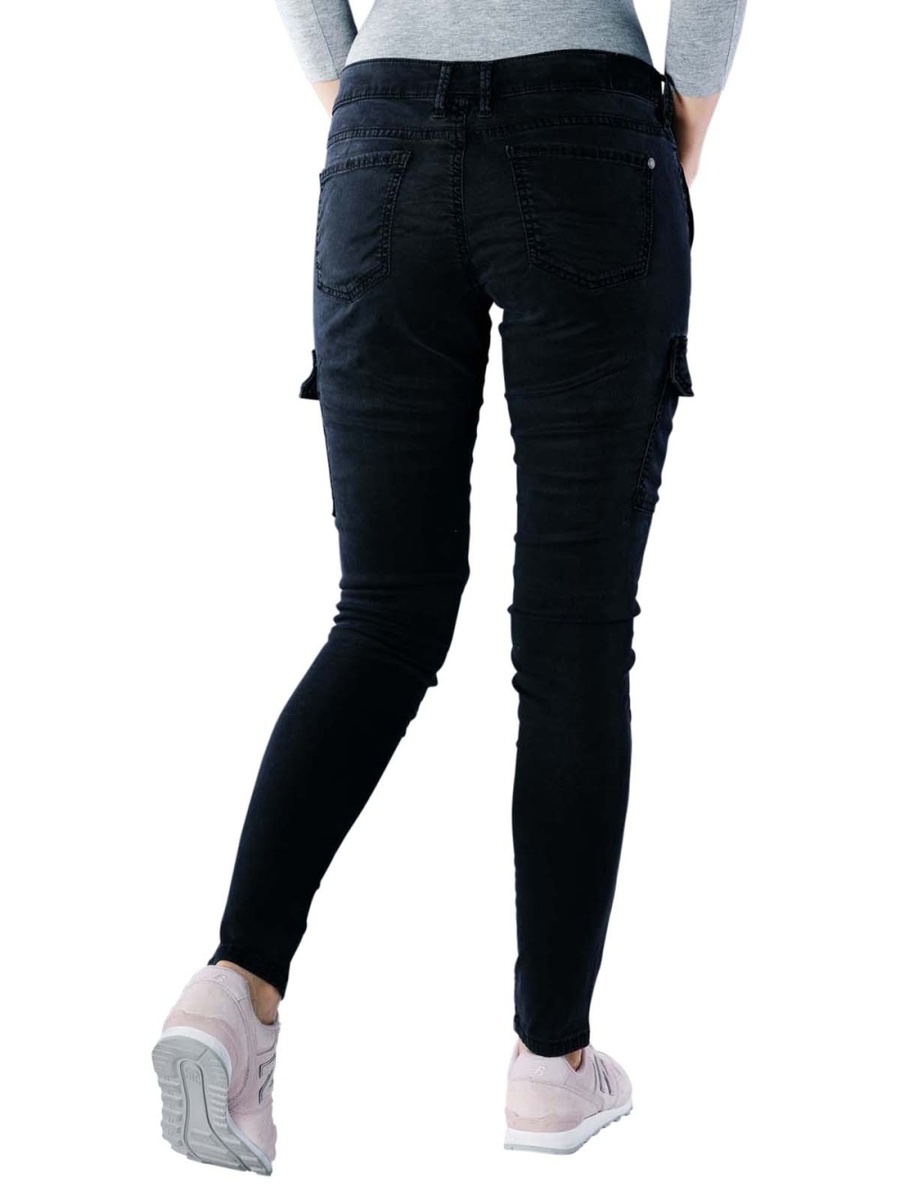 Pepe Jeans dámské černé kapsáčové kalhoty Survivor - 29/30 (987)
