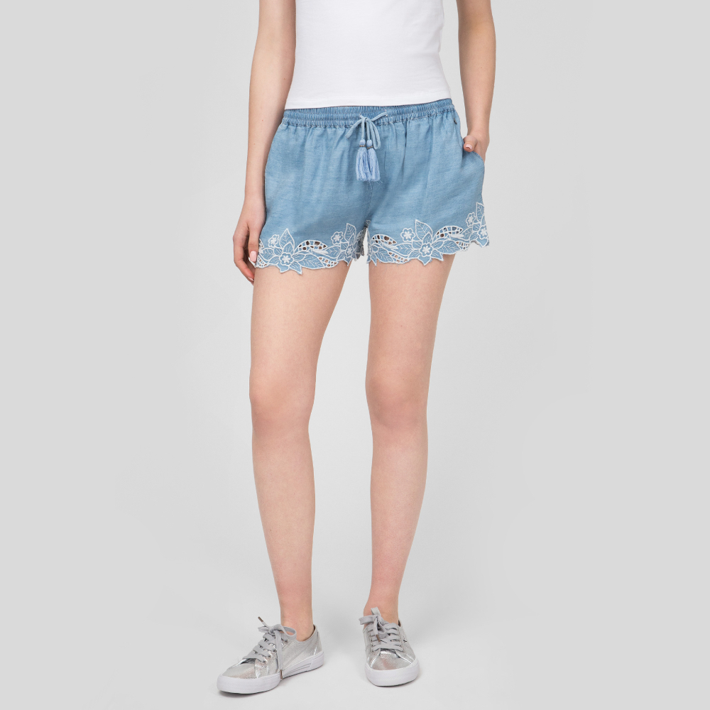 Pepe Jeans dámské modré šortky Elvira - XS (551)