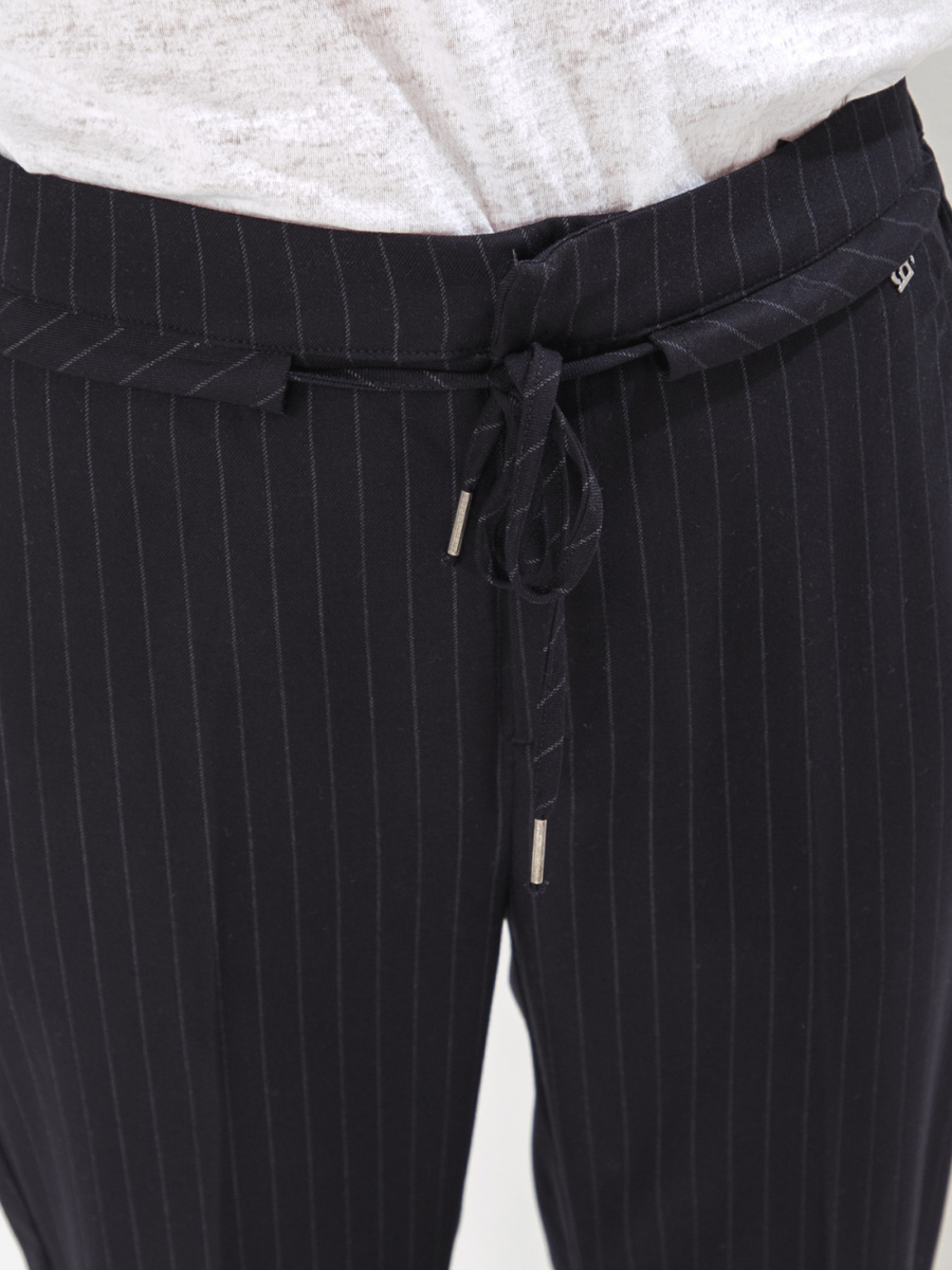 Pepe Jeans dámské tmavě modré kalhoty Aurelie proužkem - XS (551)