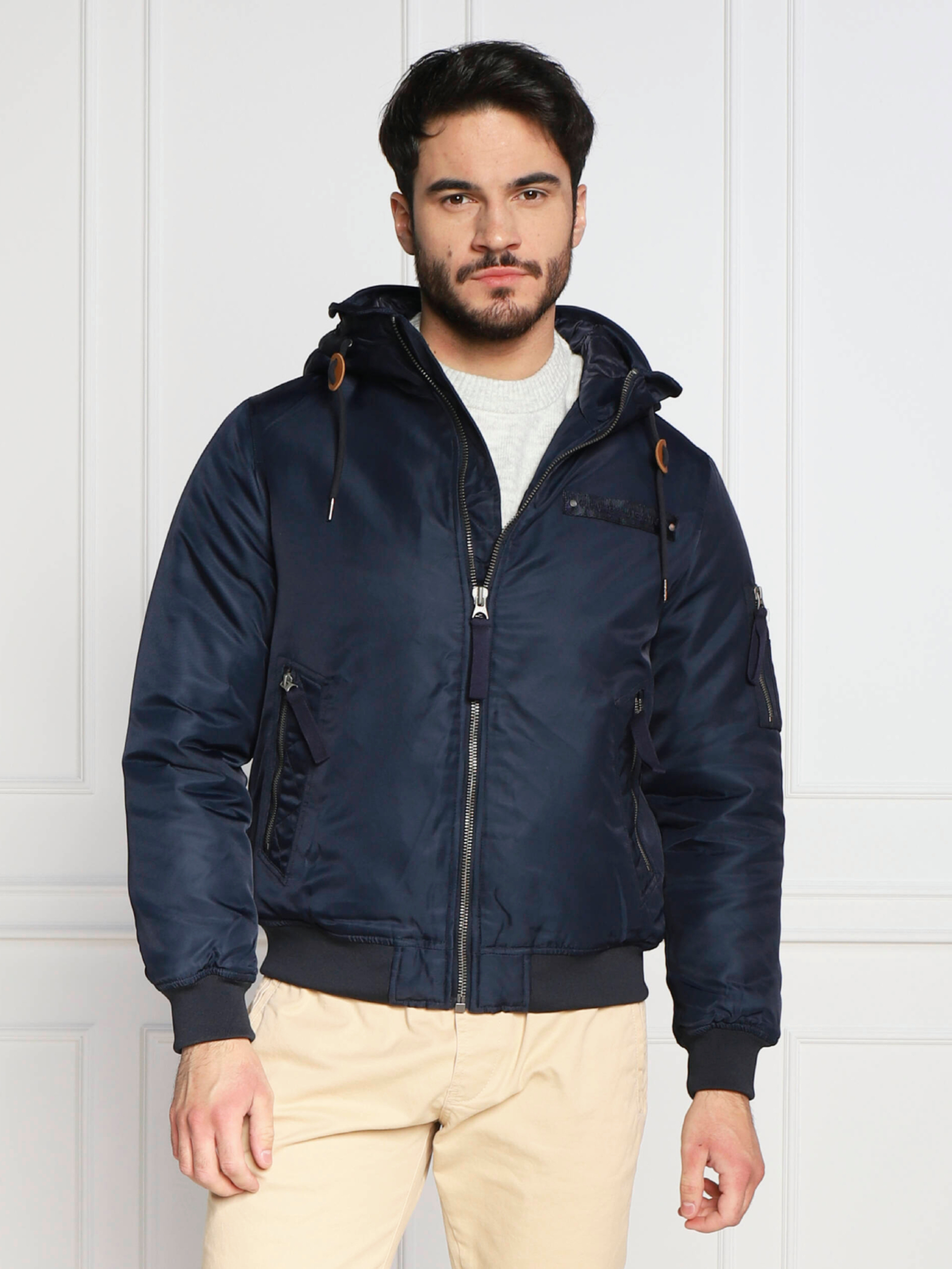 Pepe Jeans pánská modrá bunda JACKERMAN  - S (594)