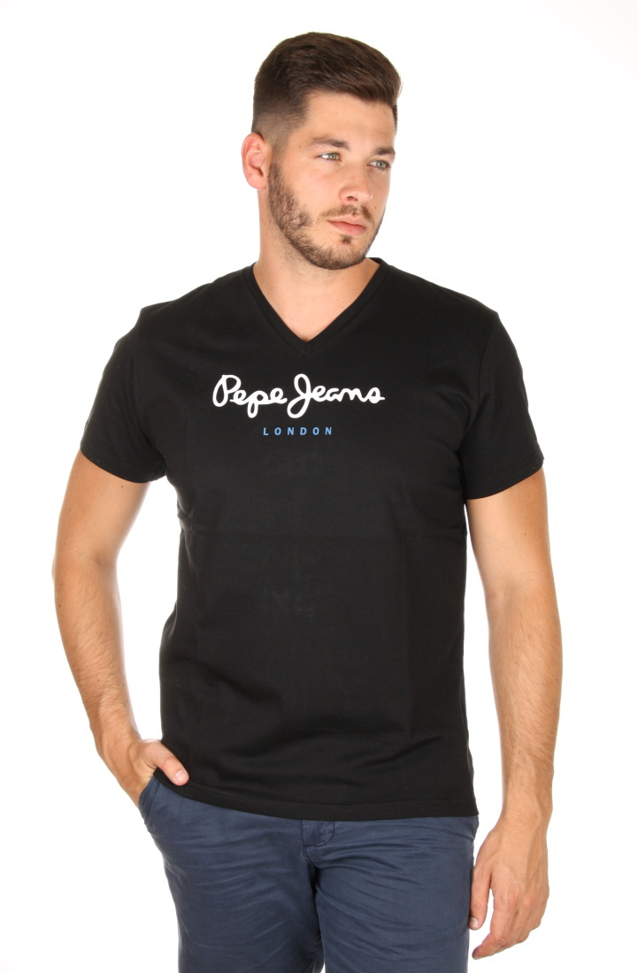 Pepe Jeans pánské černé tričko Eggo - S (999)