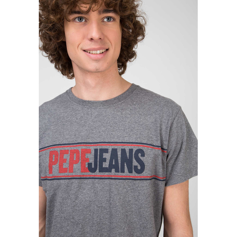 Pepe Jeans pánské šedé tričko Kelian - S (933)