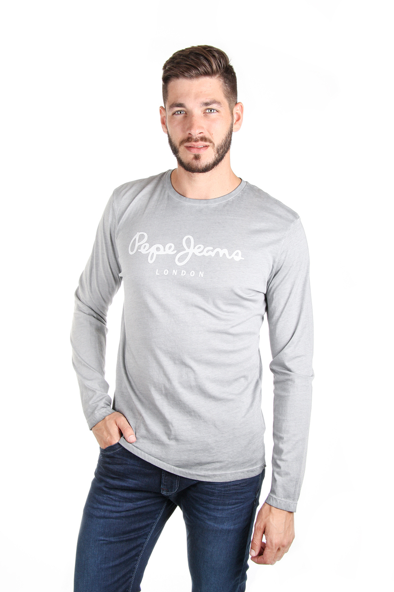 Pepe Jeans pánské šedé tričko West - L (925)