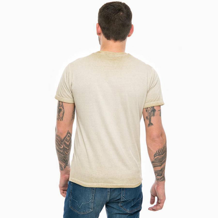 Pepe Jeans pánské béžové tričko West - S (732)