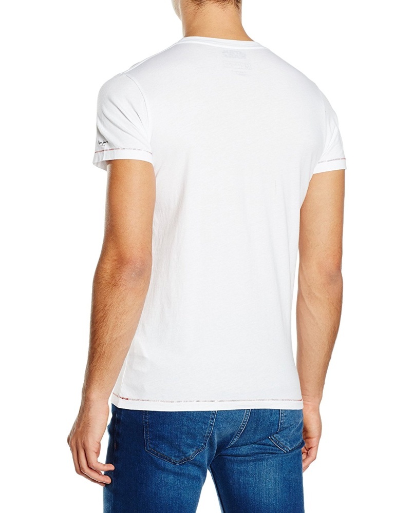 Pepe Jeans pánské bílé tričko Trooper - S (800)