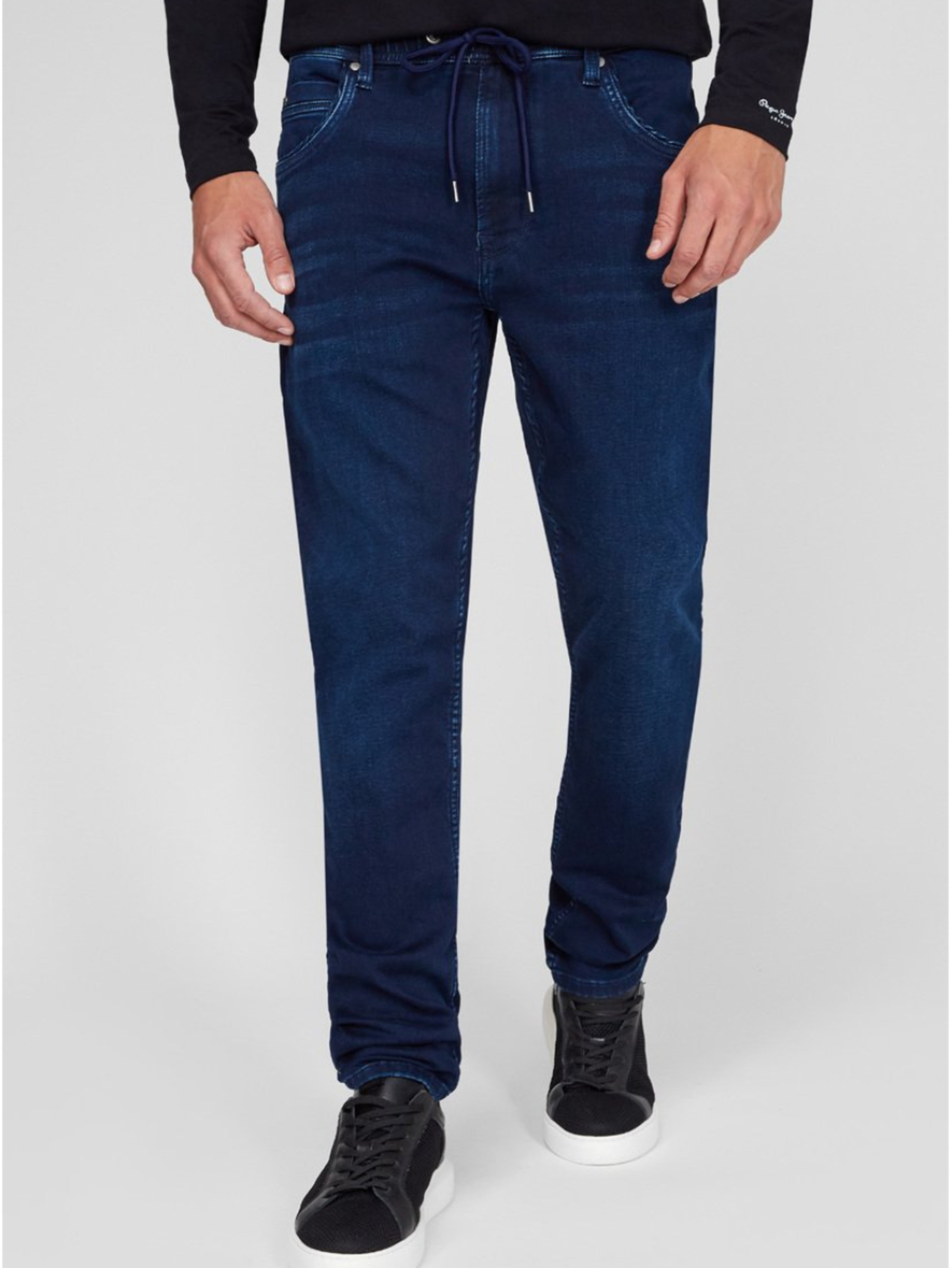 Levně Pepe Jeans pánské modré džíny