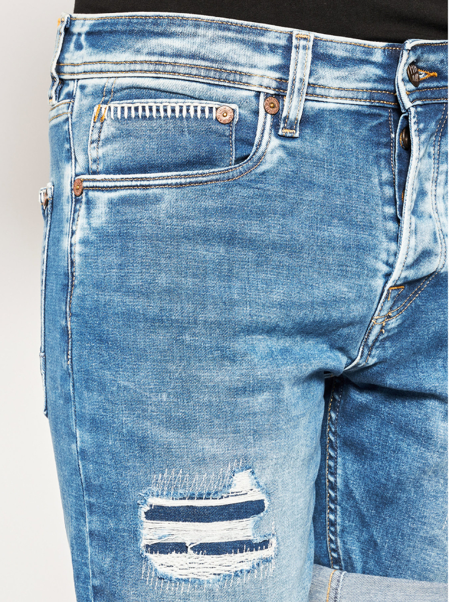 Pepe Jeans pánské modré šortky Stanley - 30 (0)