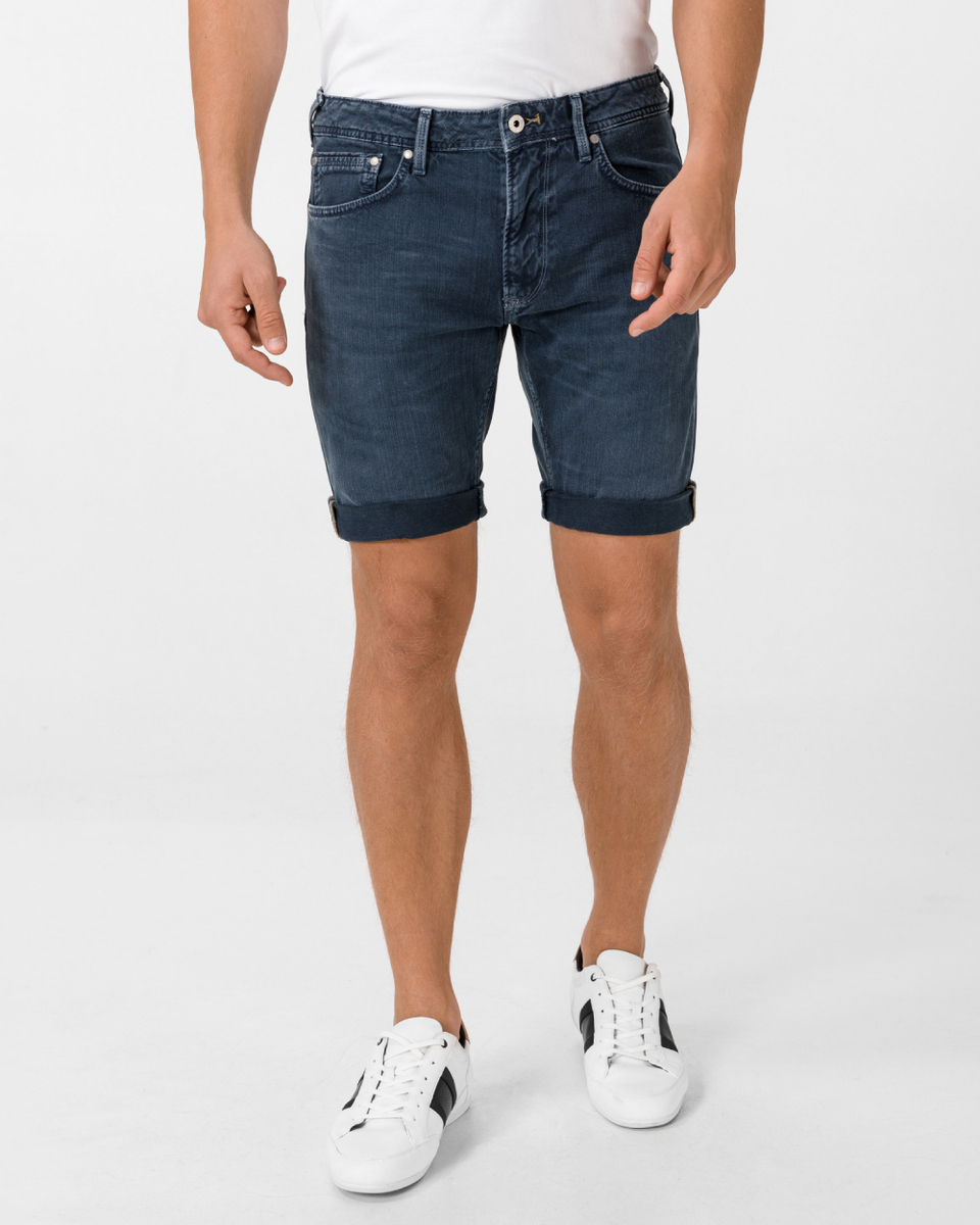 Pepe Jeans pánské tmavě modré šortky Stanley - 30 (597)