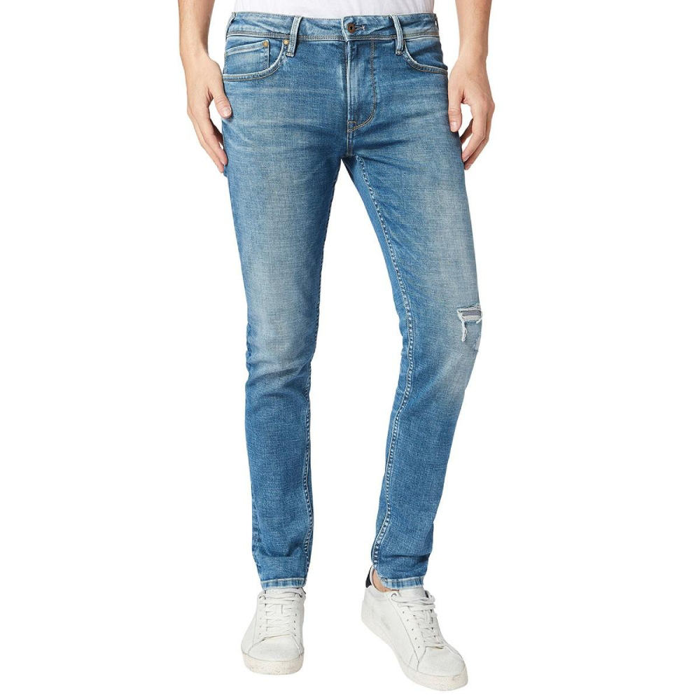 Pepe Jeans pánské modré džíny Finsbury - 34/34 (0)