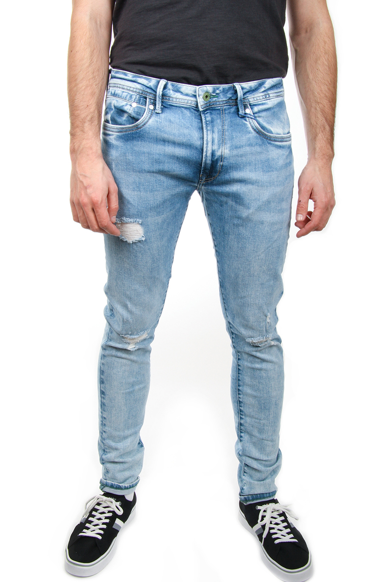 Pepe Jeans pánské světle modré džíny Stanley - 32/32 (000)