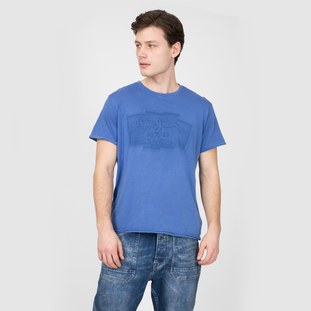 Pepe Jeans pánské modré tričko Izzo - M (563)