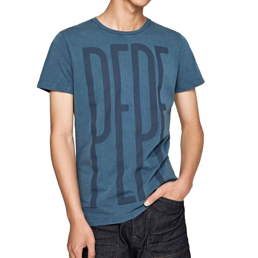 Pepe Jeans pánské modré tričko Justus - L (579)