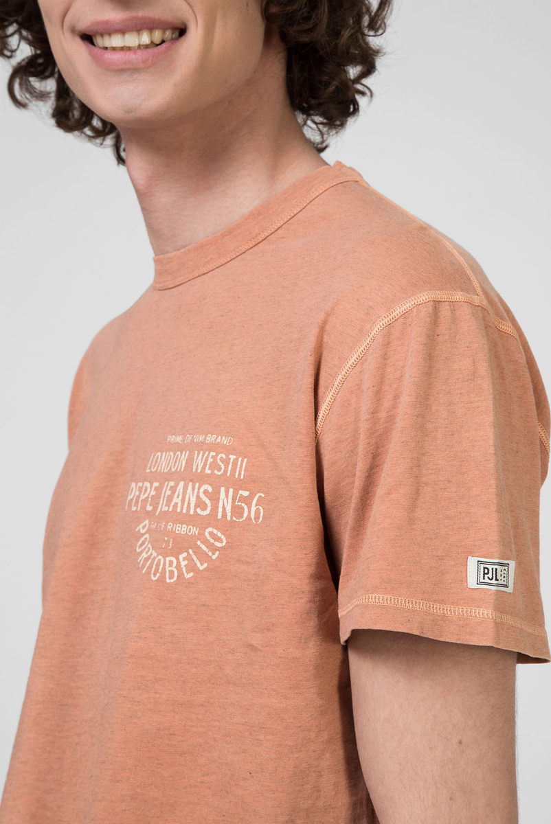 Pepe Jeans pánské oranžové tričko - L (181)