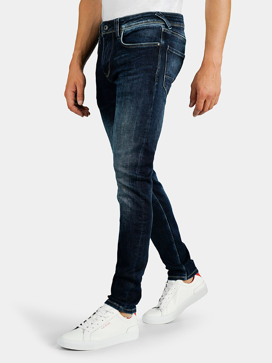 Pepe Jeans pánské tmavě modré džíny Finsbury - 31/32 (000)