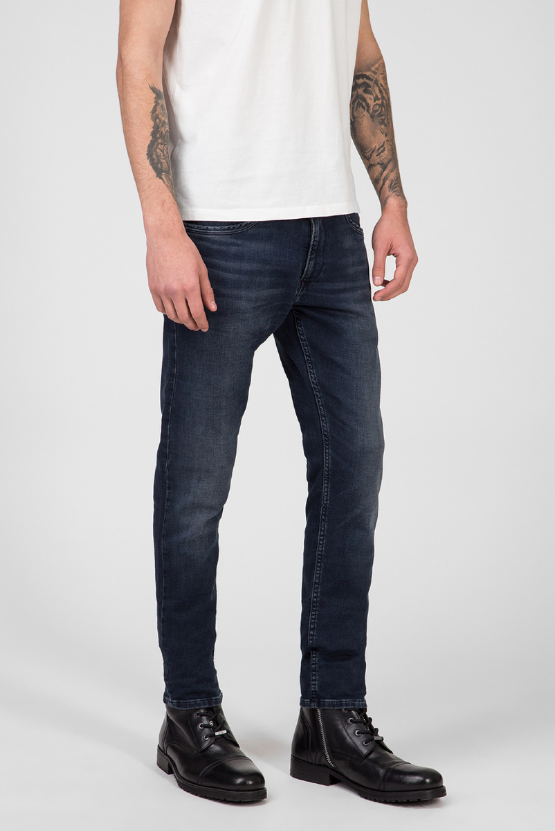 Pepe Jeans pánské tmavě modré džíny Stanley Night - 33/34 (000)