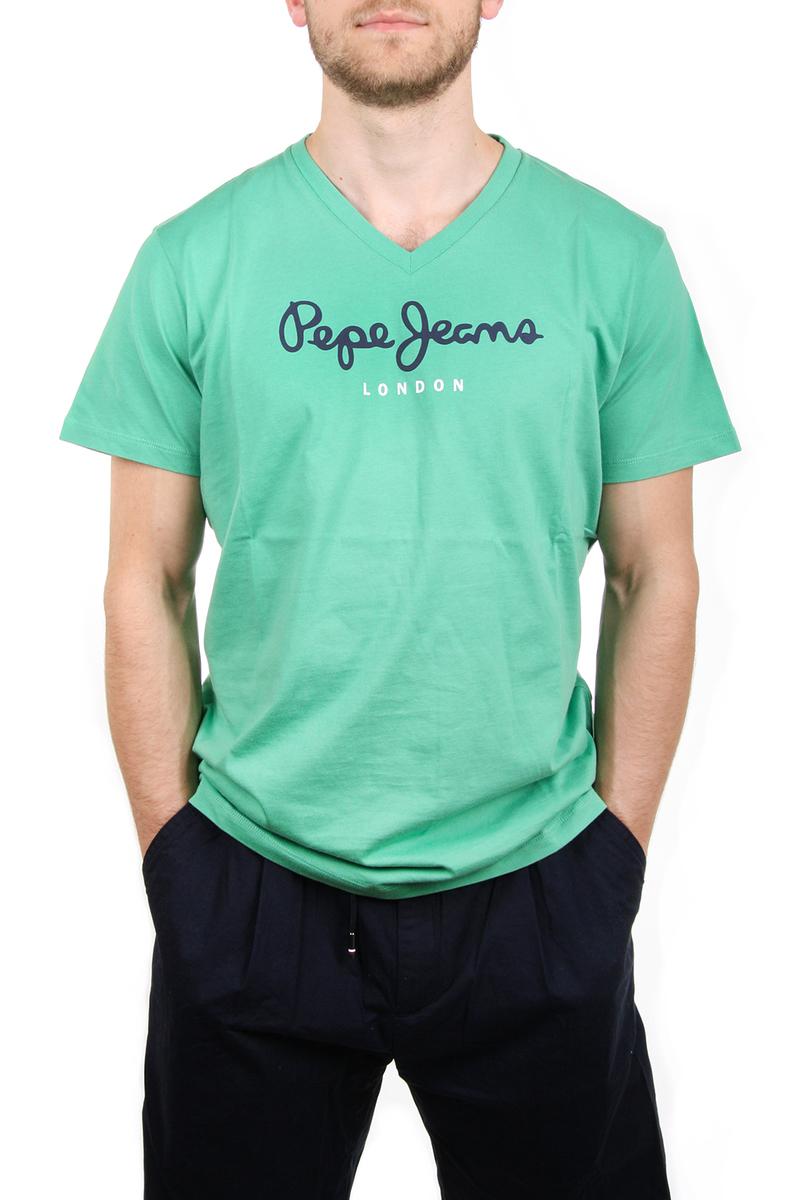 Pepe Jeans pánské zelené tričko Eggo - XL (631)