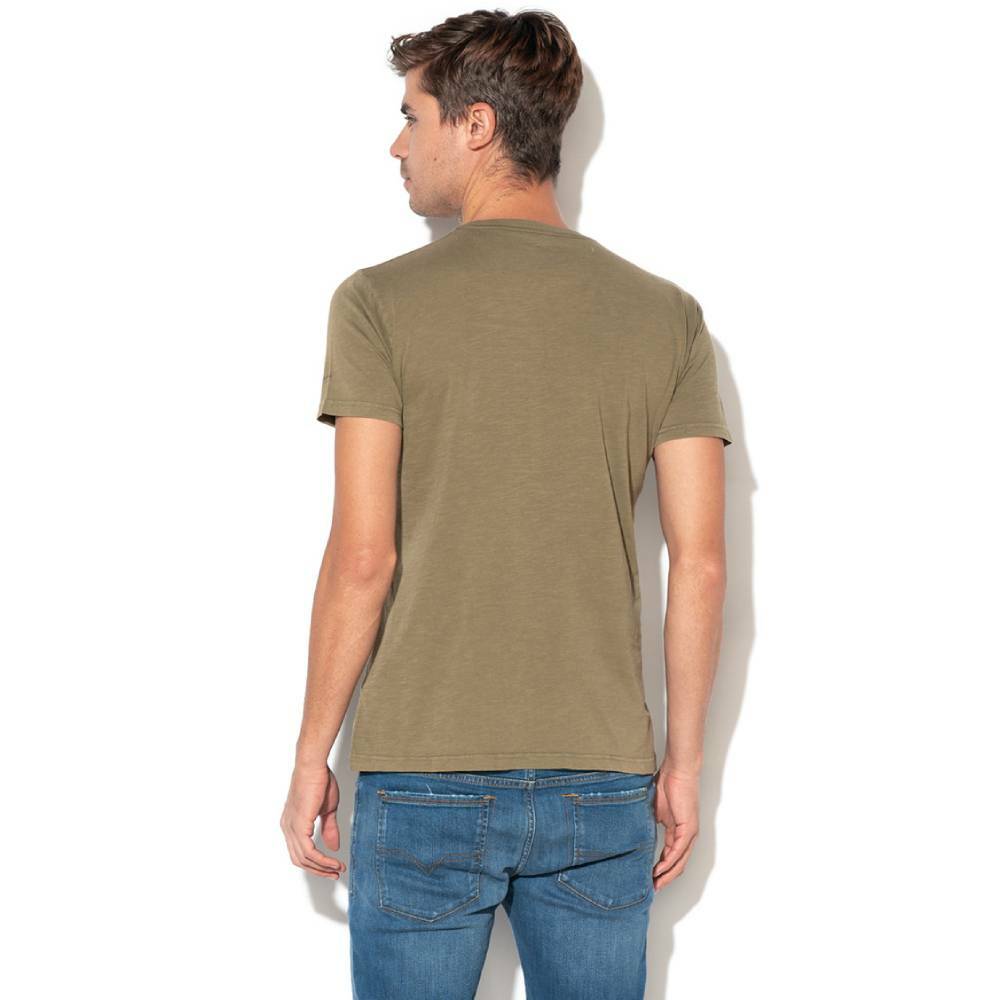 Pepe Jeans pánské zelené tričko Pickard - S (886)